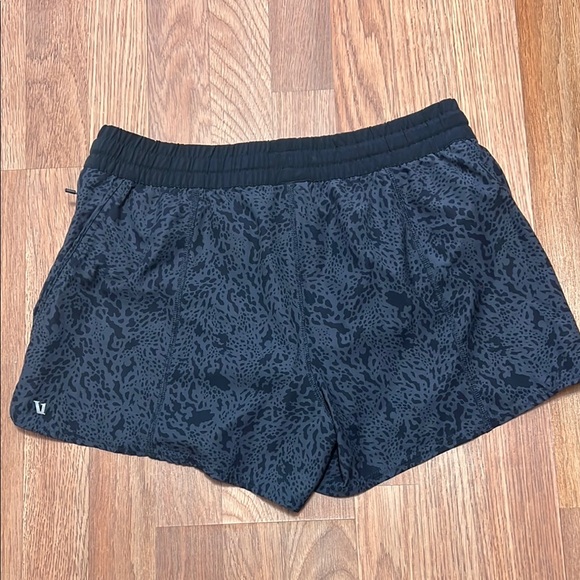 Vuori Navy Blue Athletic Shorts with Relaxed Fit - Picture 3 of 4